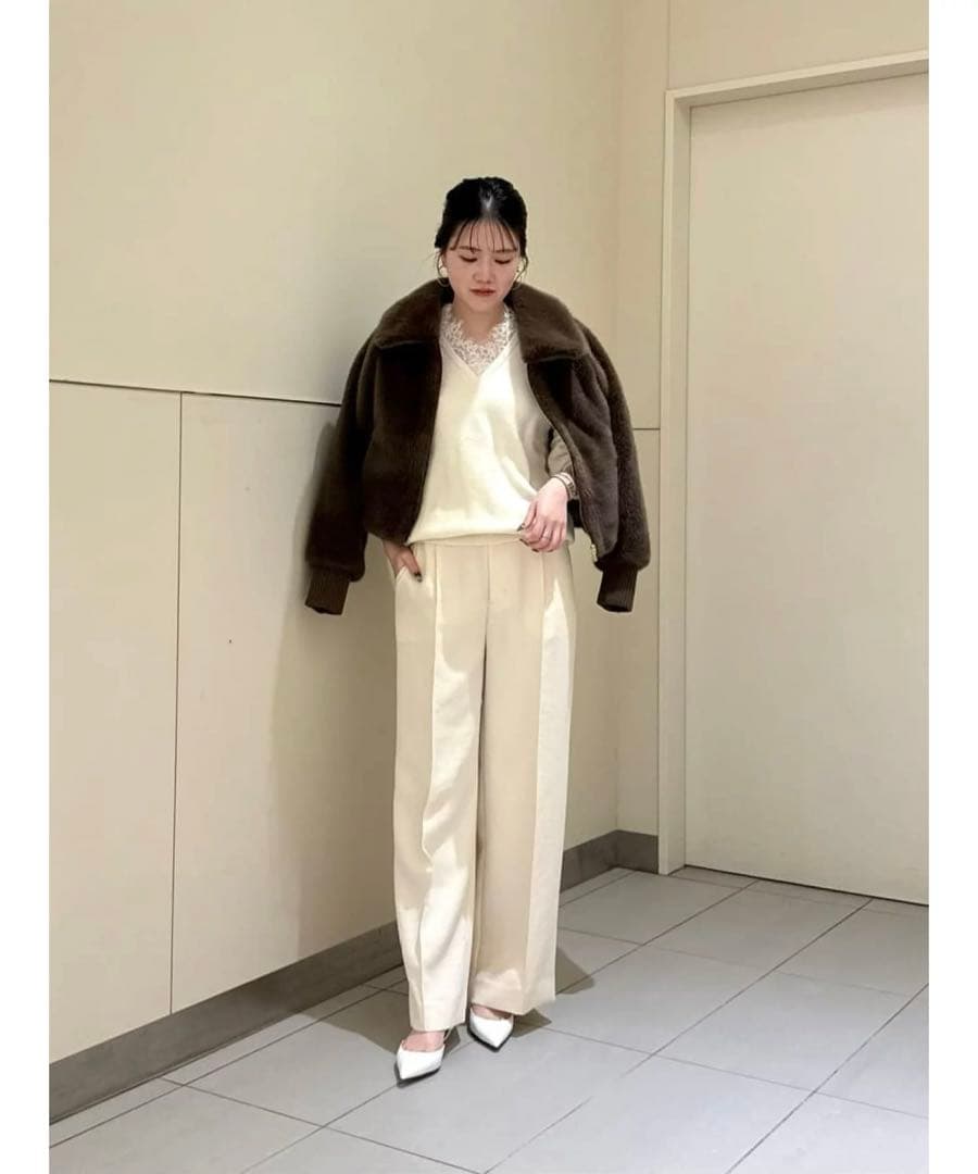 allureville レースドッキングプルオーバ