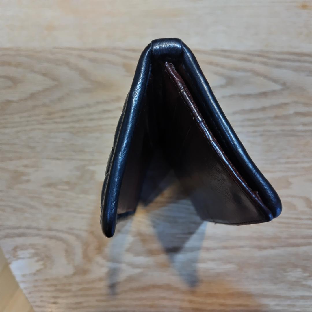 CALEE キャリー レザーウォレット ブラック