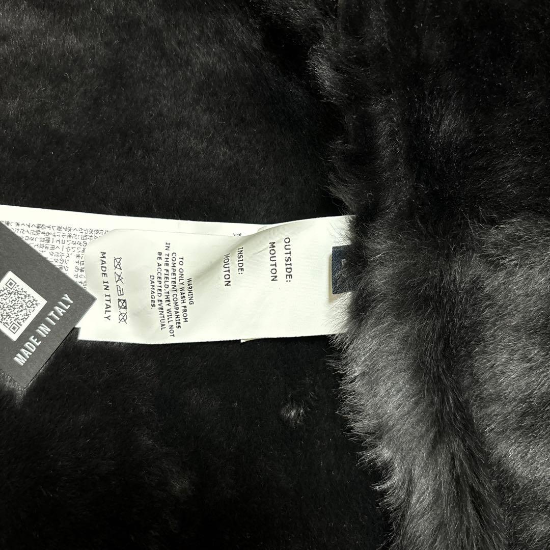 エンメティ　フーデッドムートンジャケット