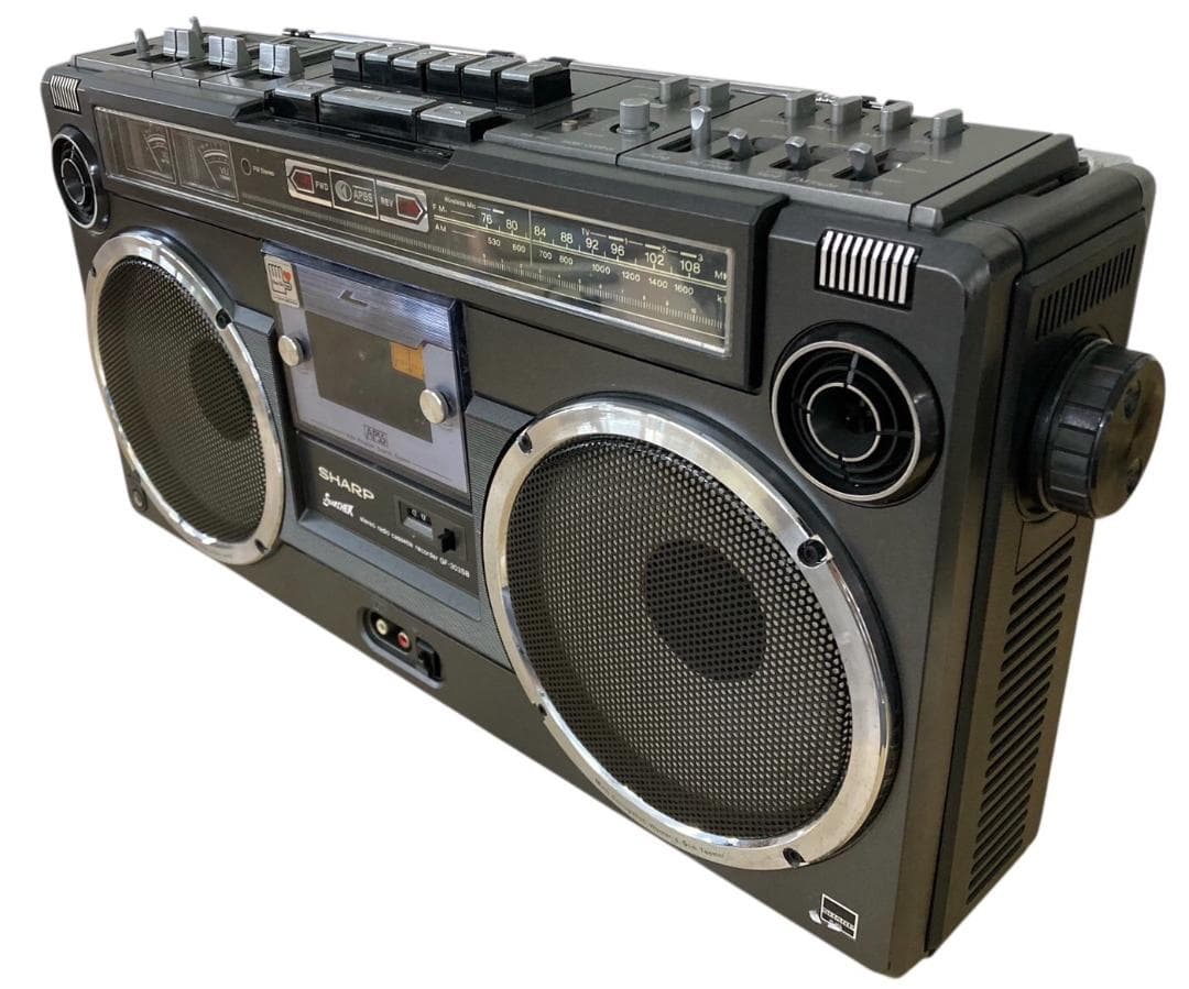 ★現状品★ SHARP シャープ ラジカセ 昭和レトロ GF-303SB