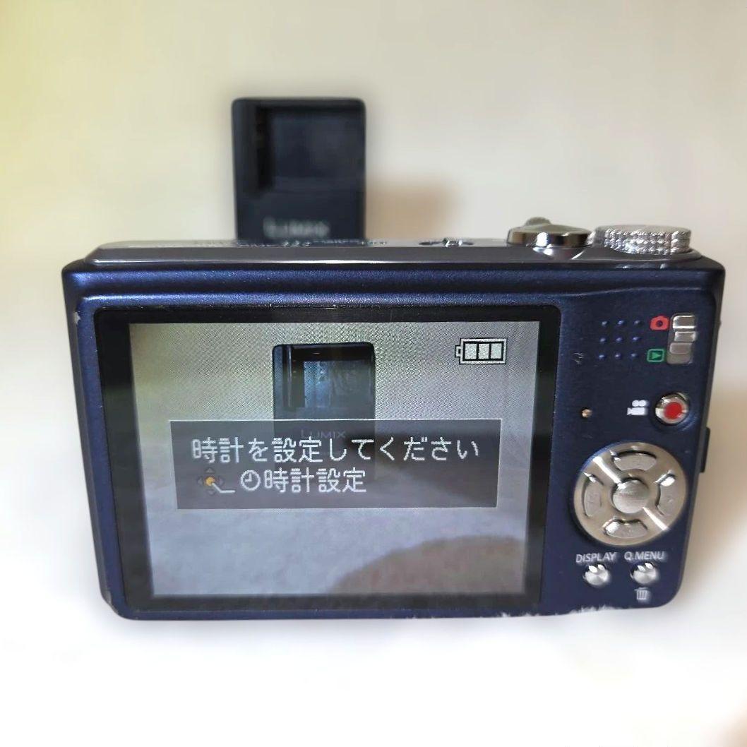 パナソニック Panasonic LUMIX DMC-TZ7 デジカメ 紺色