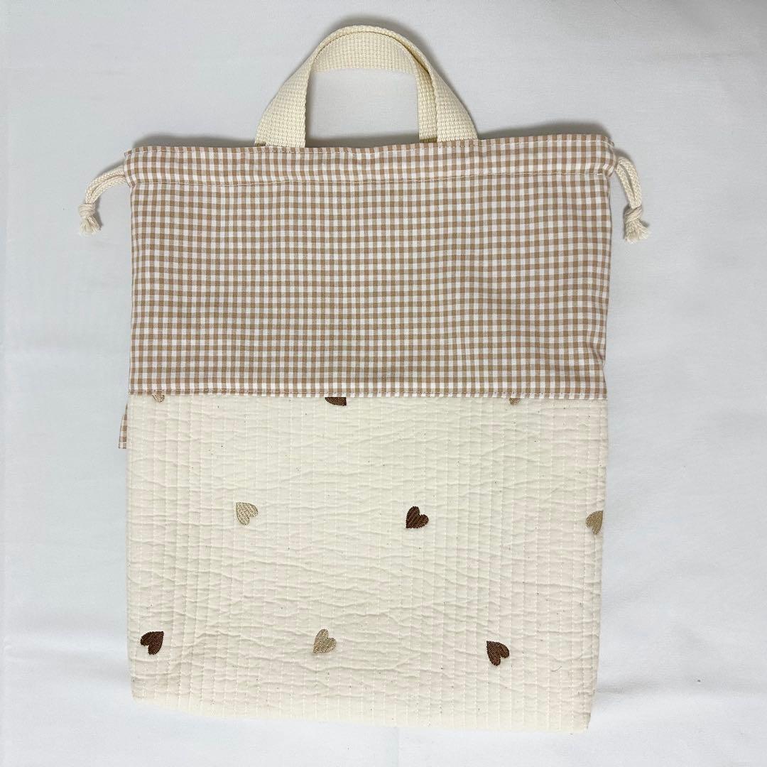 入園入学3点セット　レッスンバッグ　シューズ入れ　お着替え袋　ヌビキルティング