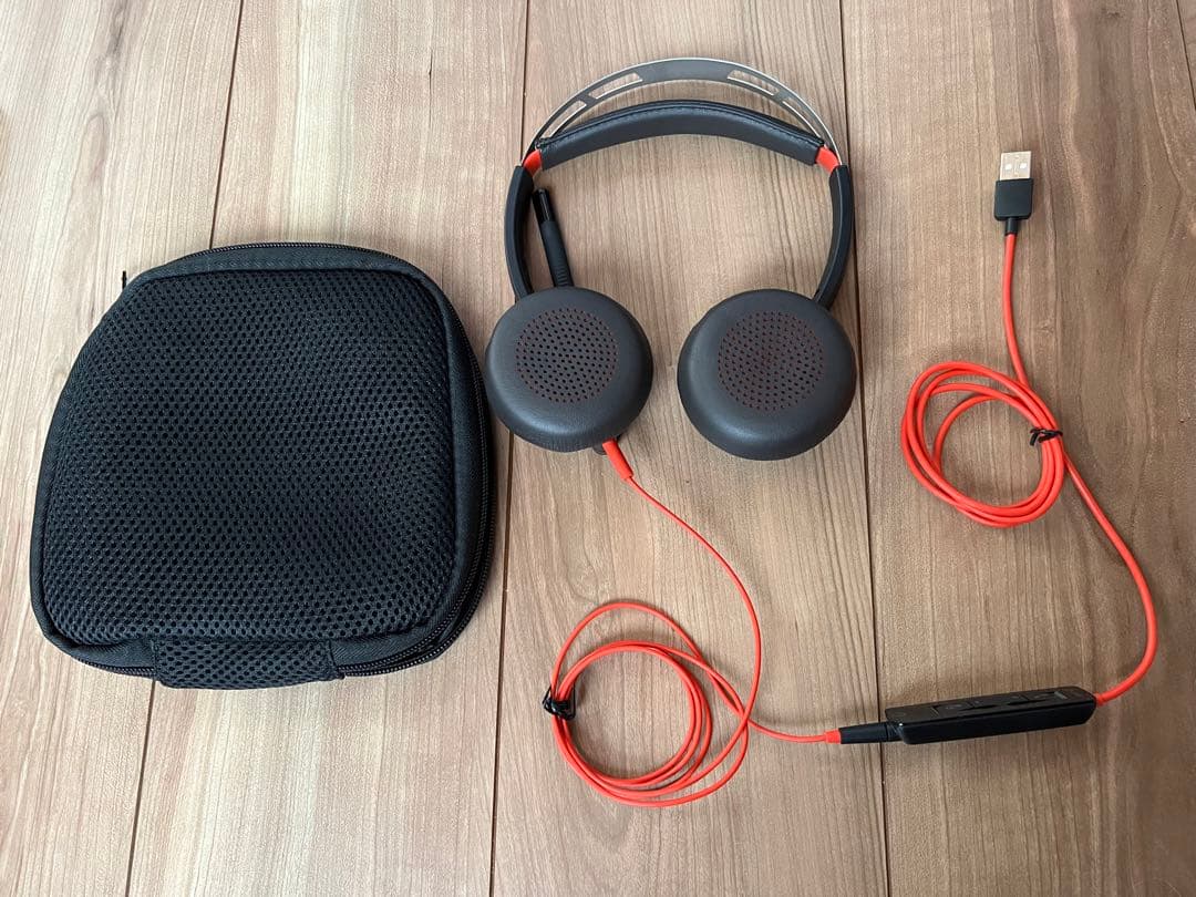 【未使用】Poly Blackwire 5200 USB-Aヘッドセット