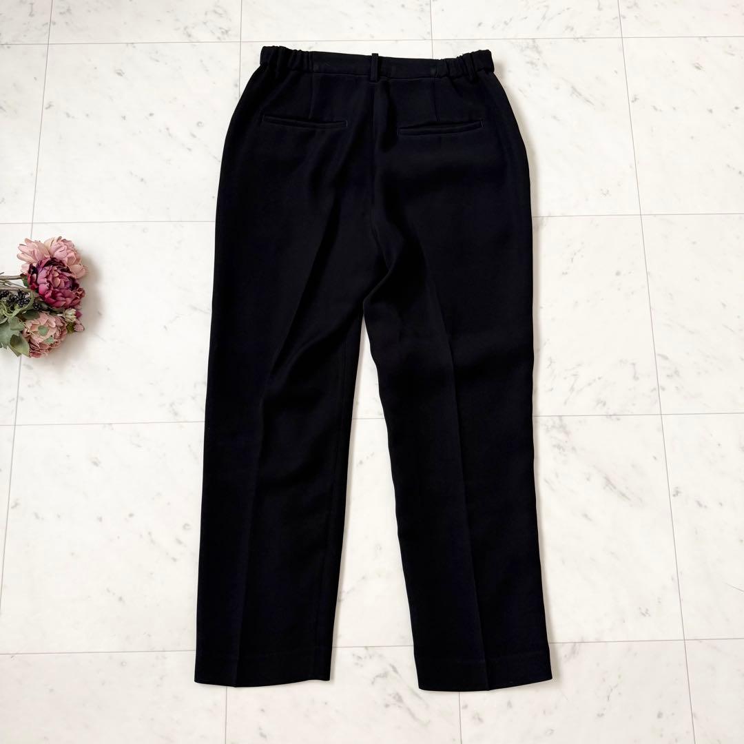 人気❤️ユナイテッドアローズ　パンツスーツ　ノーカラージャケット　ブラック　L