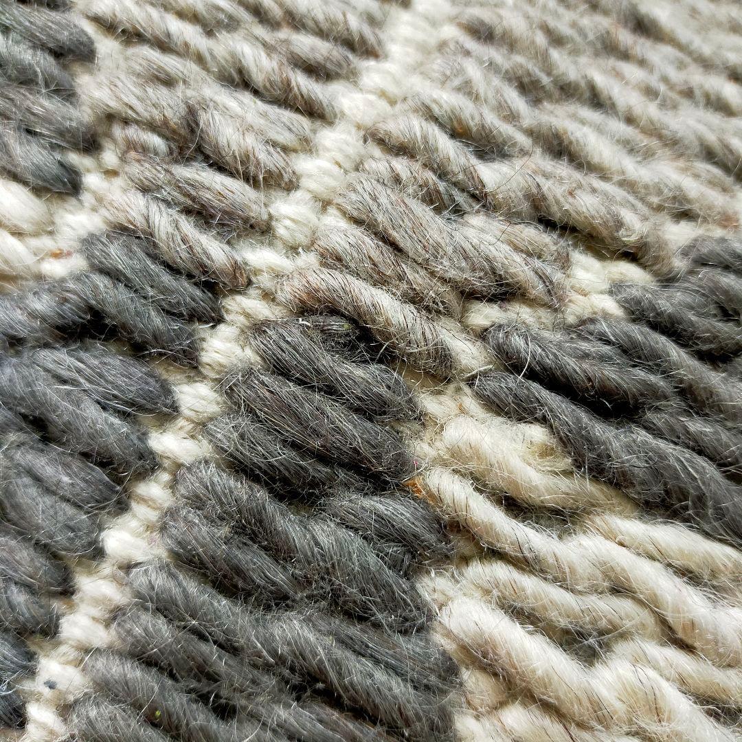 ウニコ　手編み ウールラグ　 北欧モダン シンプルデザイン　カーペット　絨毯