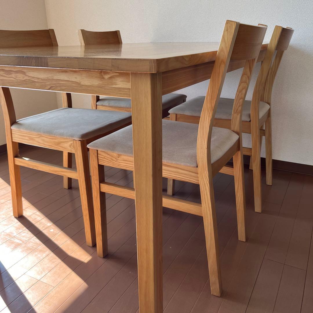 【送料込 2脚セット】①無印良品 ダイニングチェア 椅子 ダイニングテーブル