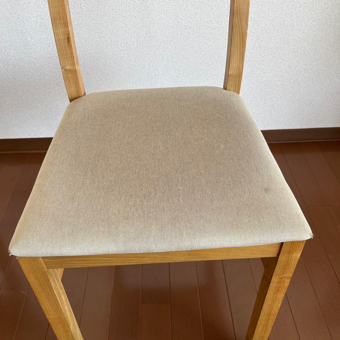 【送料込 2脚セット】①無印良品 ダイニングチェア 椅子 ダイニングテーブル