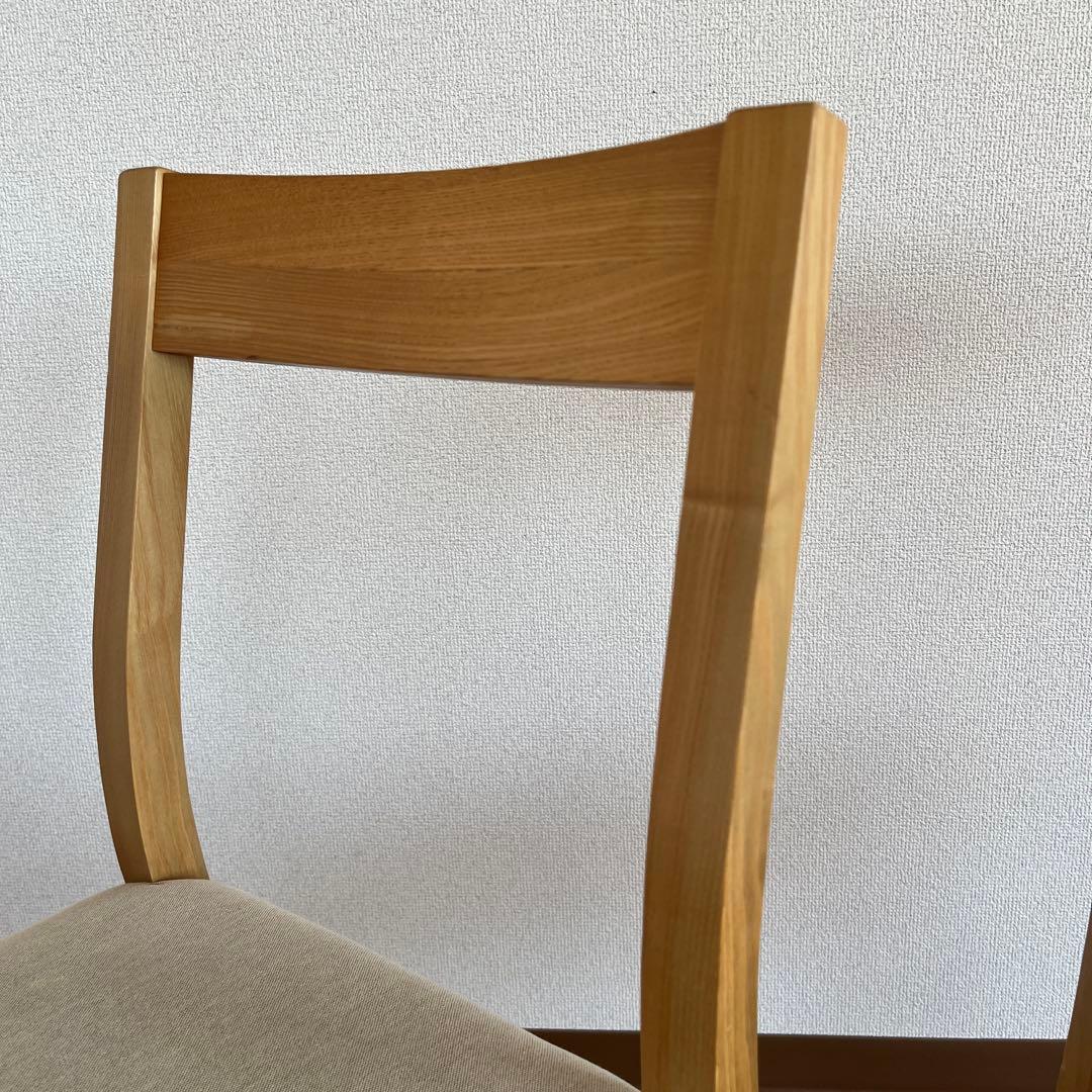 【送料込 2脚セット】①無印良品 ダイニングチェア 椅子 ダイニングテーブル