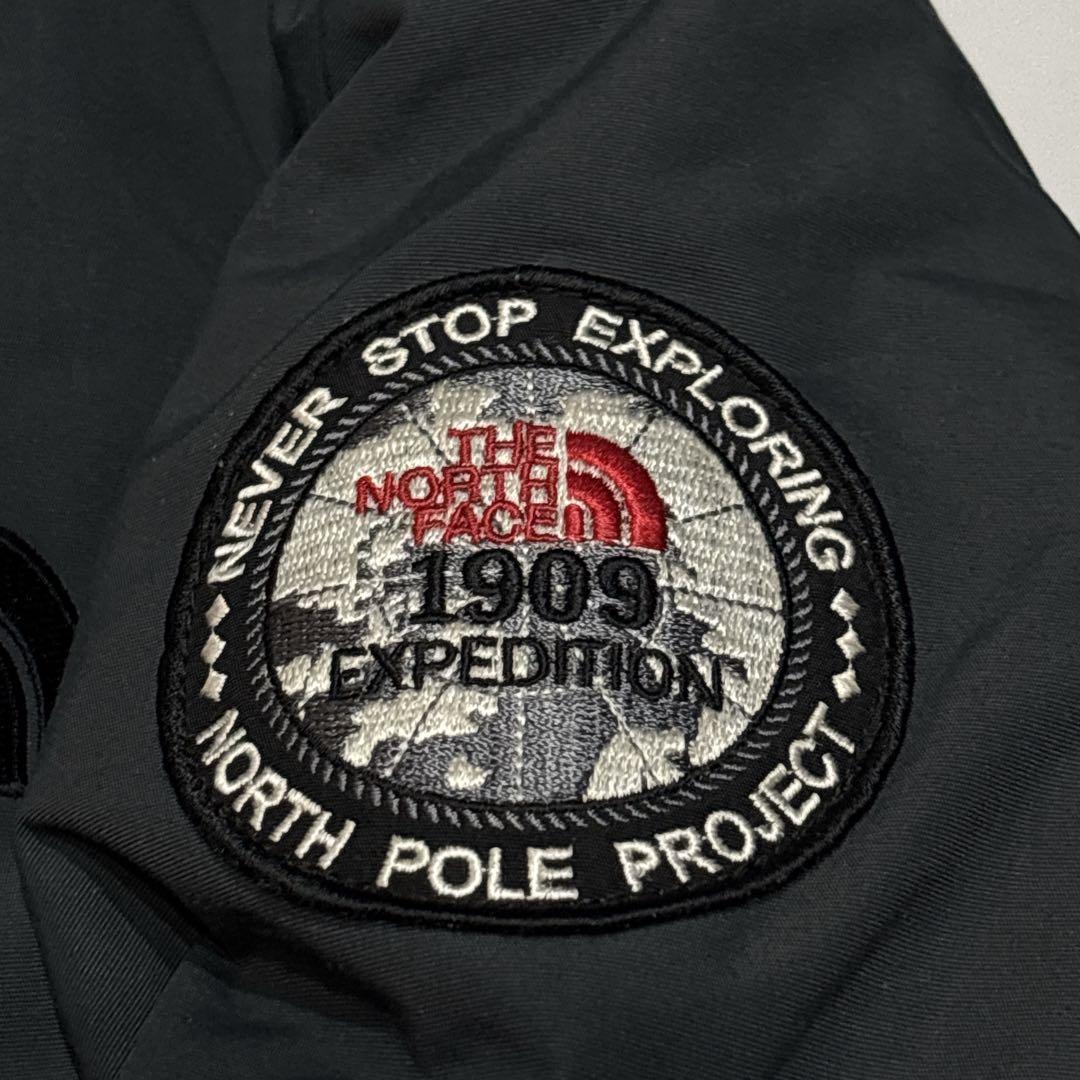 美品The North Face ダークグレー ダウンジャケットロングMNo44