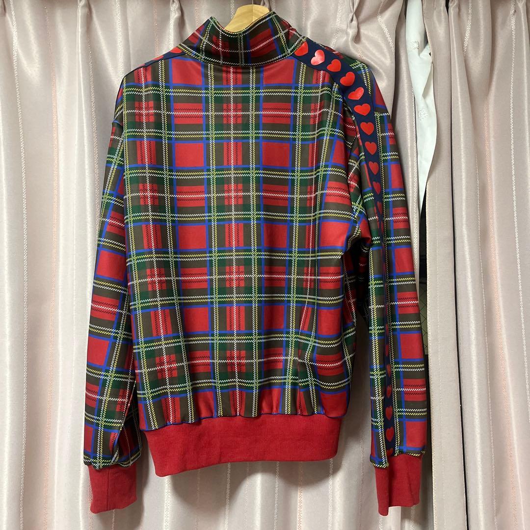 ア*パ様 HEIHEI ヘイヘイ トラックジャケット 赤チェック　上下セット