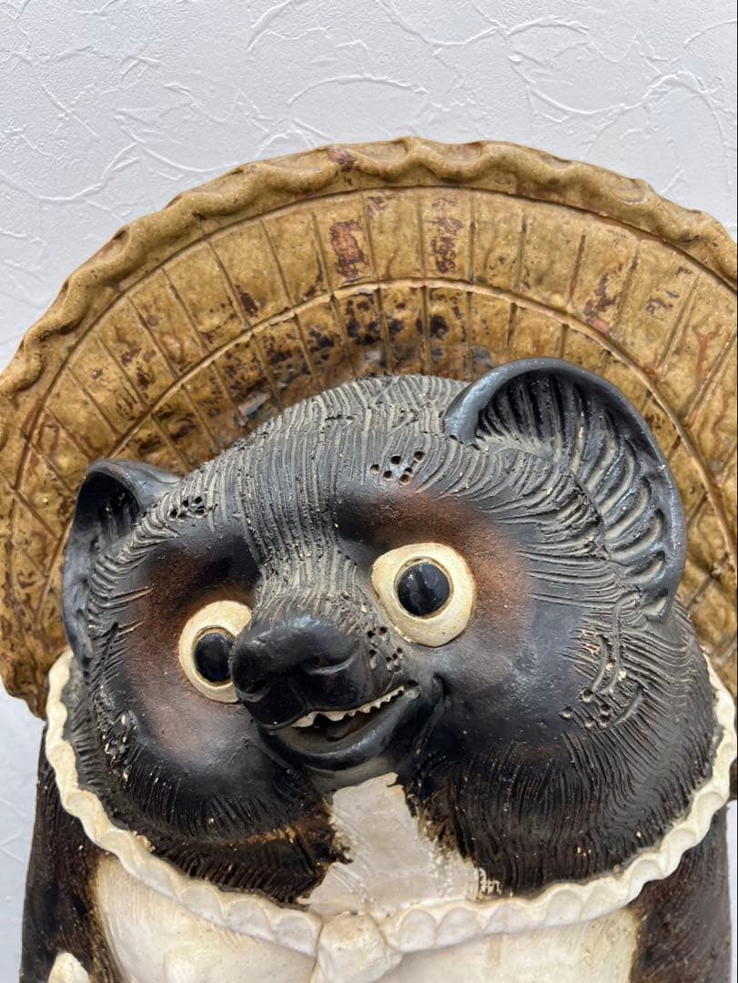 信楽焼 たぬき置物 特大サイズ 陶器製 縁起物 滋賀 工芸品 インテリア