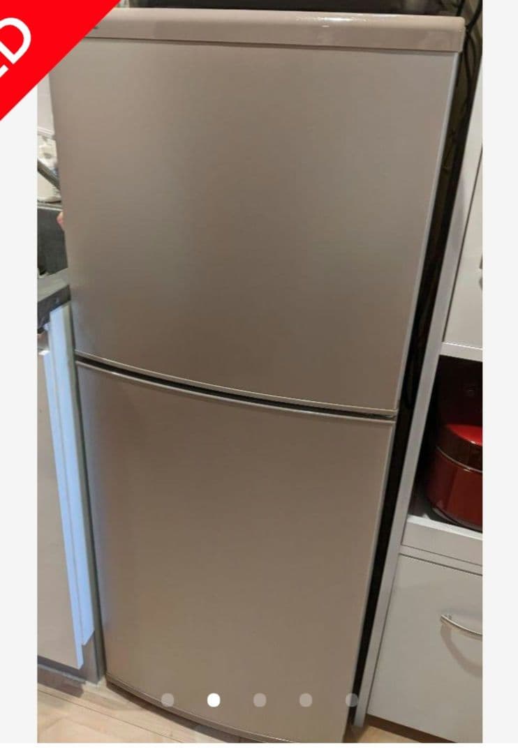 冷凍冷蔵庫 MORITA 2013年製　MR-F140D(R)