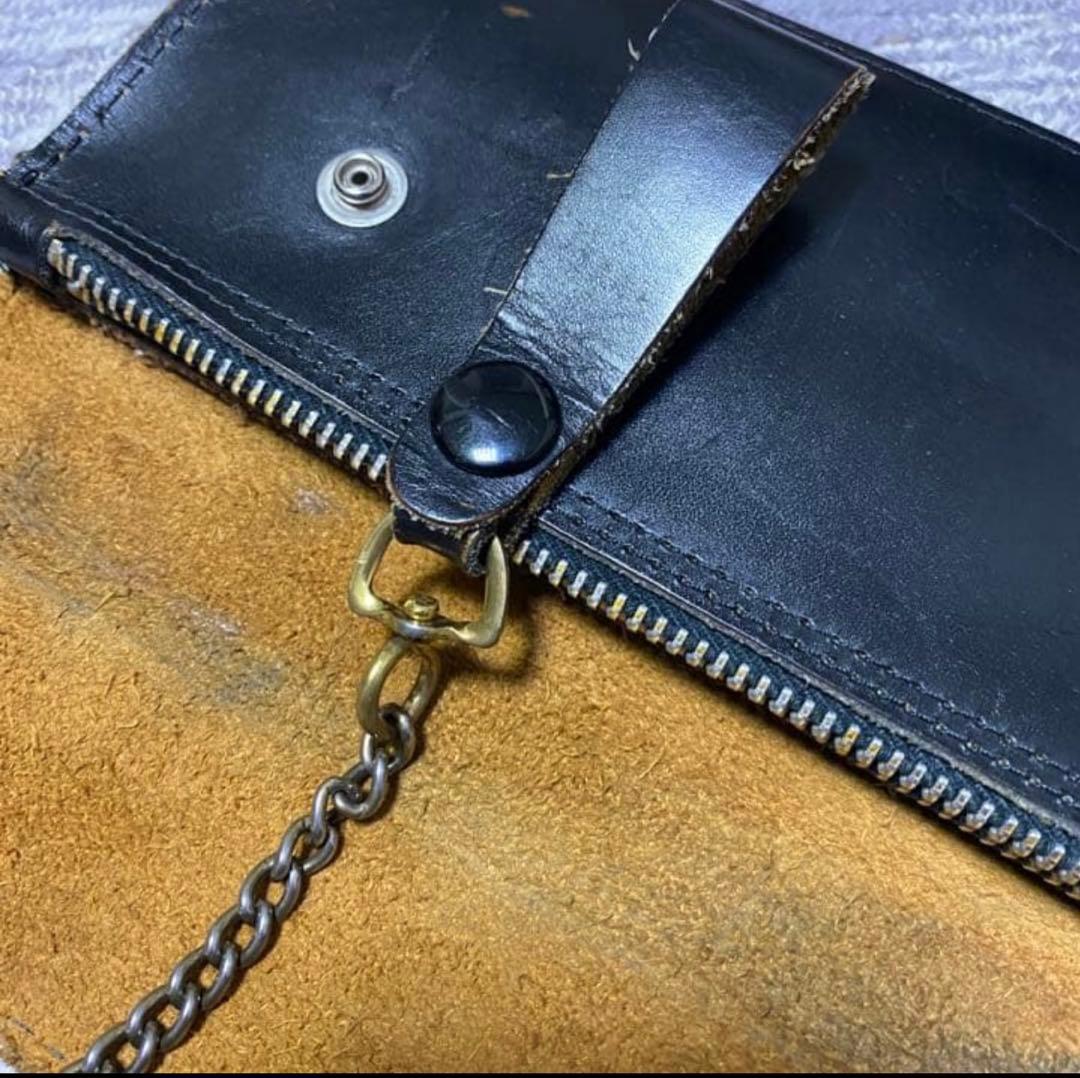 ヴィンテージトラッカーウォレット財布チェーンat last coテンダーロイン