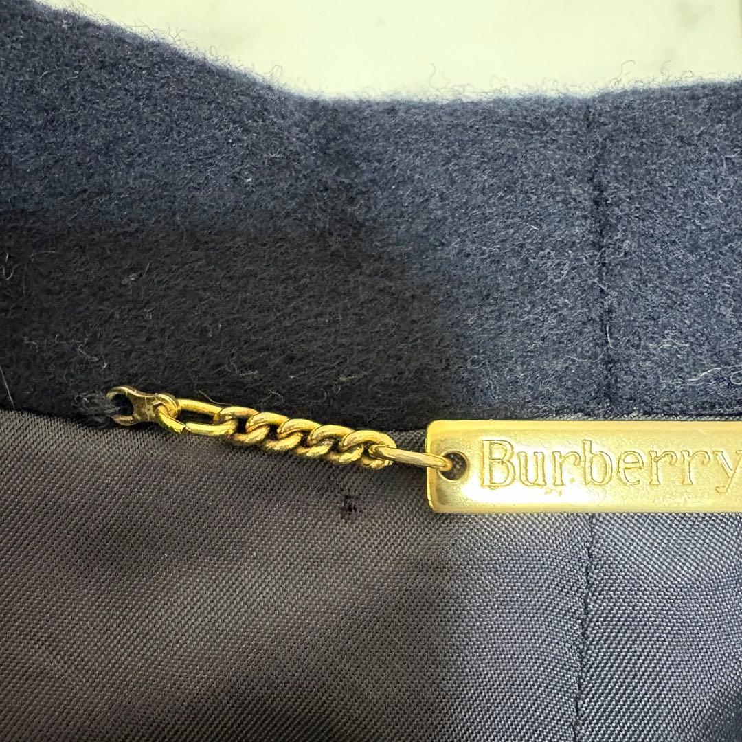 最高級 バーバリー プローサム チェスターコート 超ロング丈 濃紺 大きい 42