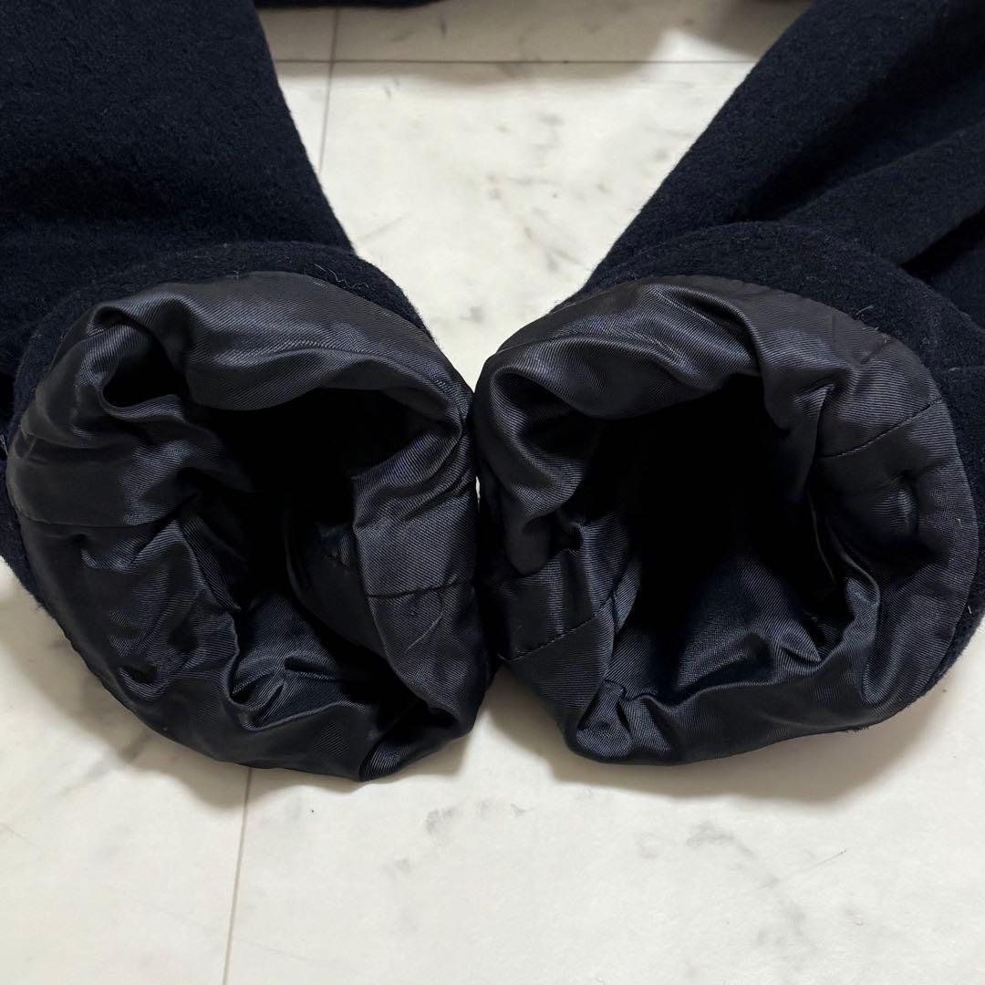 最高級 バーバリー プローサム チェスターコート 超ロング丈 濃紺 大きい 42