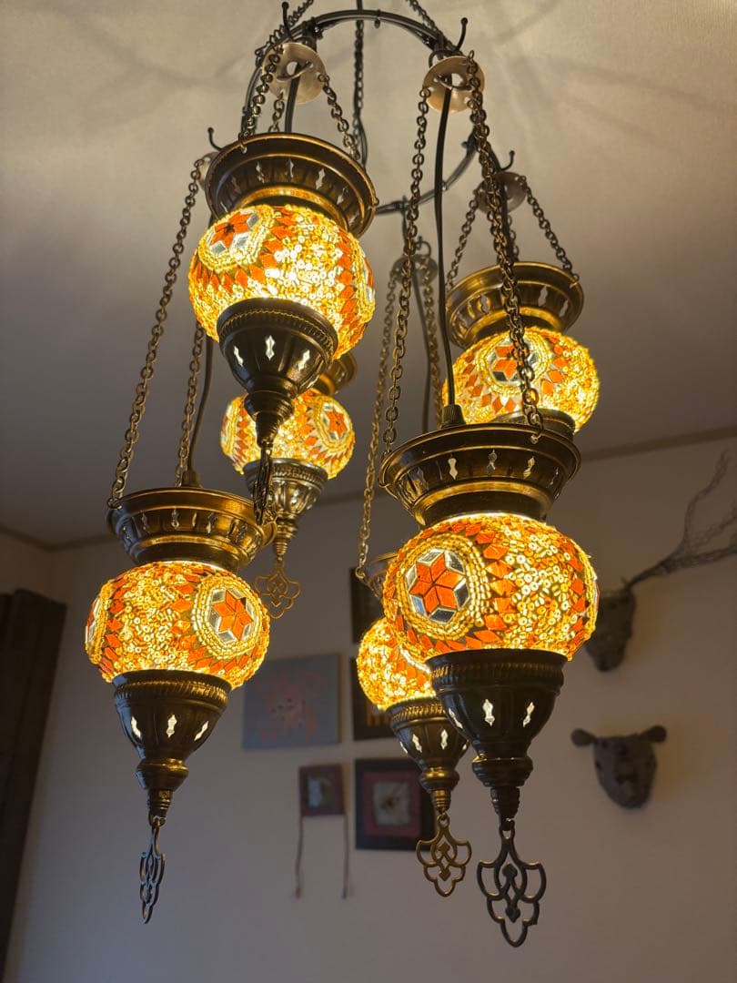 トルコランプ　天井照明　シャンデリア