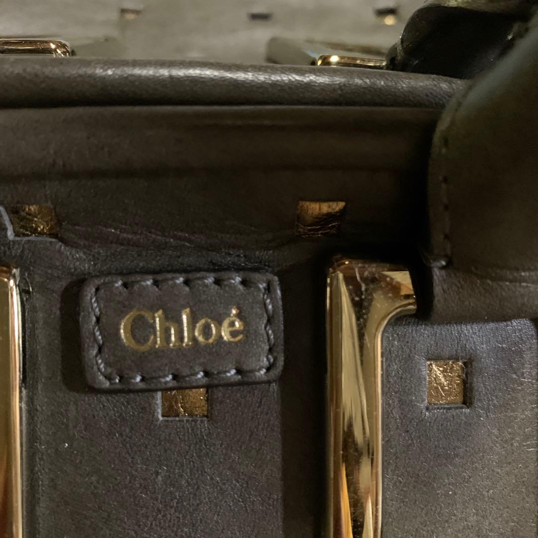 Chloe' クロエ　バッグ　ショルダーにもなります　シワ有り