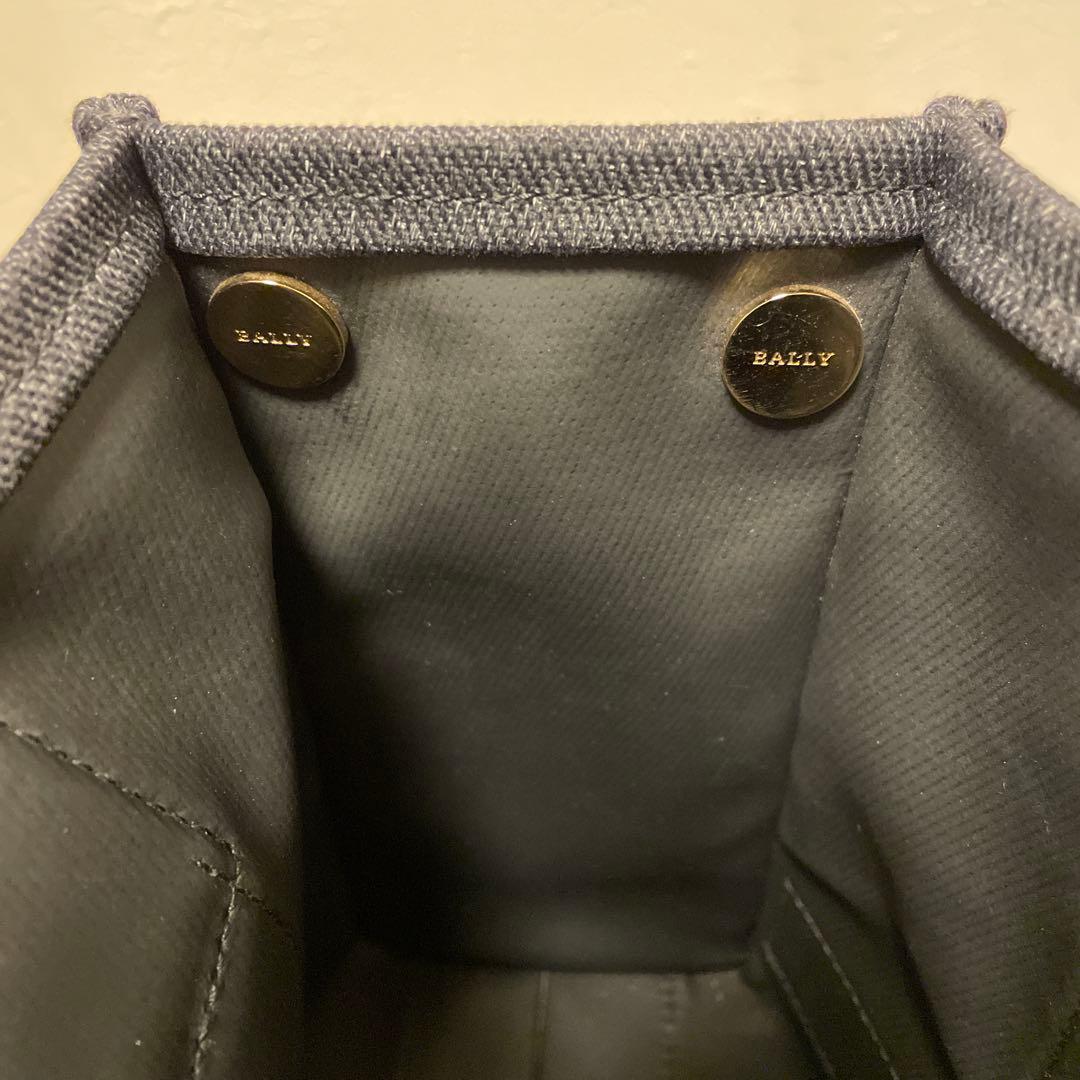 コ*ザ様 BALLY トートバッグ キャンバス ネイビー インディゴ