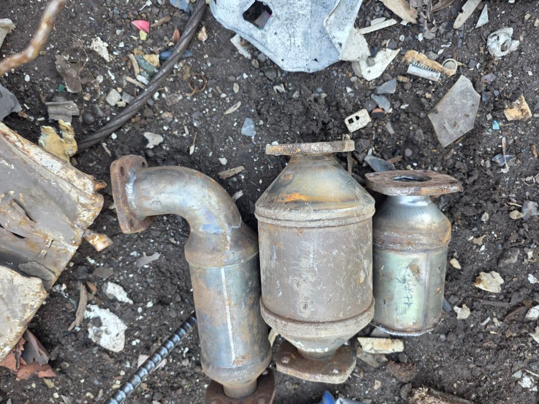 触媒 3個セット 曲がりパイプ付き