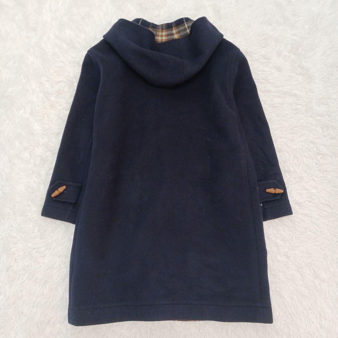✨極美品✨バーバリーズ　ウールカシミヤ　ダッフルコート　ノバチェック　濃紺 9