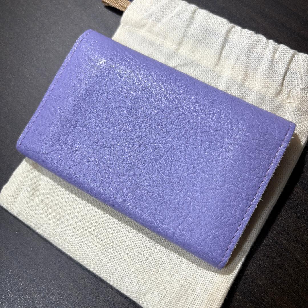 【新品未使用】イルビゾンテ 名刺入れ カードケース ラベンダー パープル