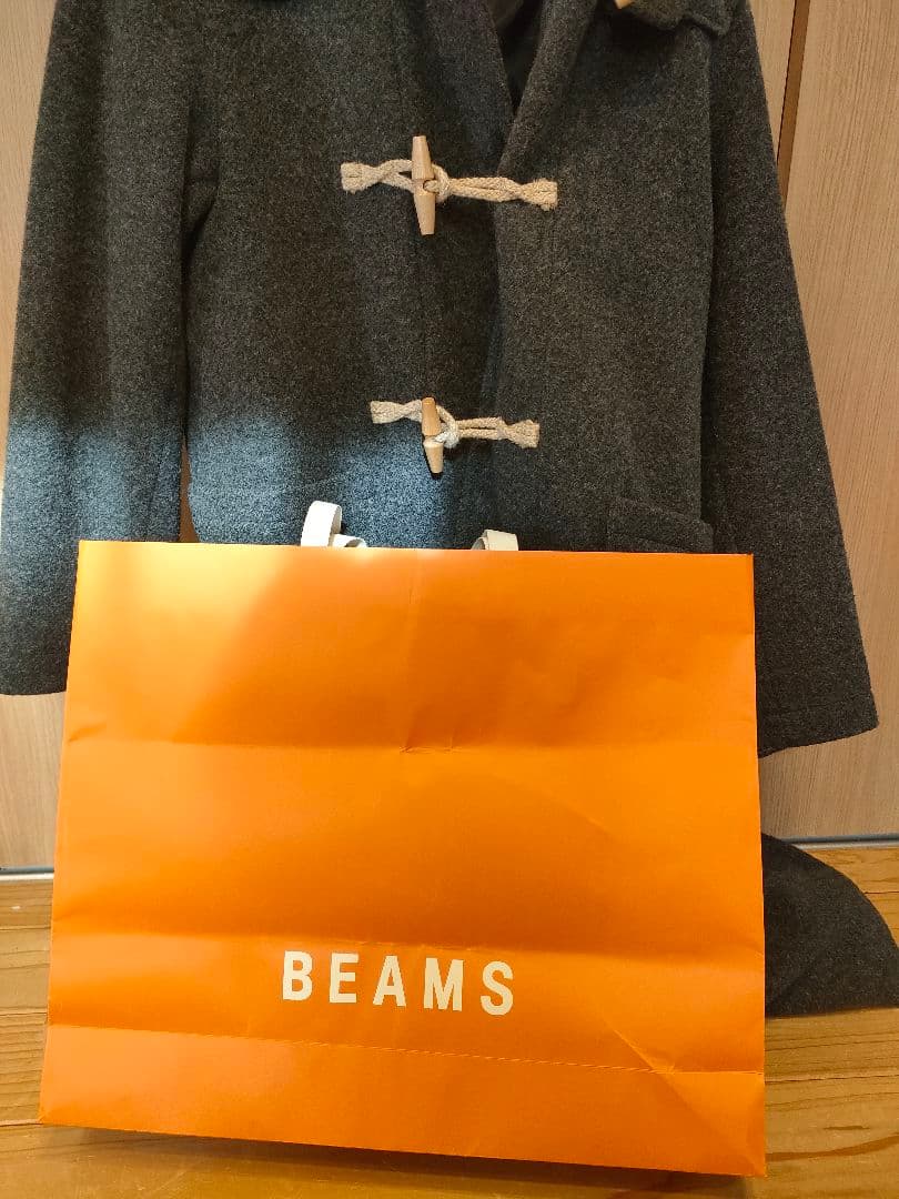 ほぼ新品　BEAMS BOY グレー ダッフルコート