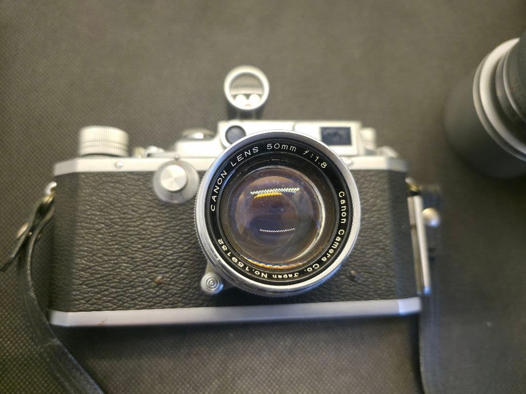 希少アンティークCanon カメラ レンズ4本　ファインダー2個付き