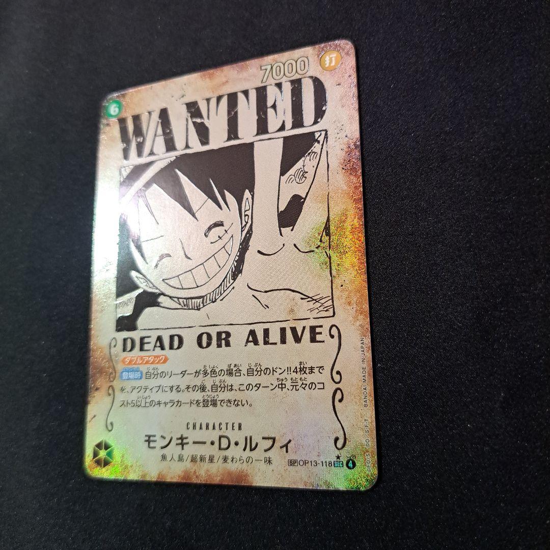 モンキー・D・ルフィ WANTED カード