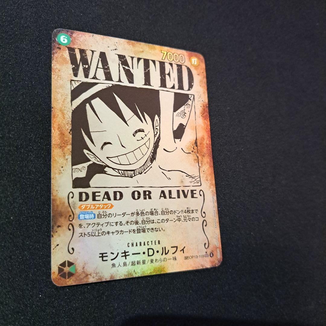 モンキー・D・ルフィ WANTED カード