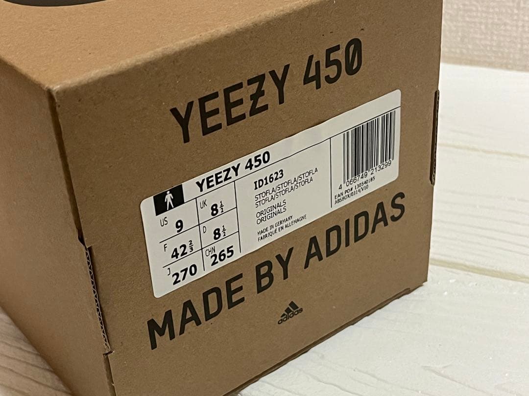 靴 Adidas Yeezy 450 Stone flax 27cm