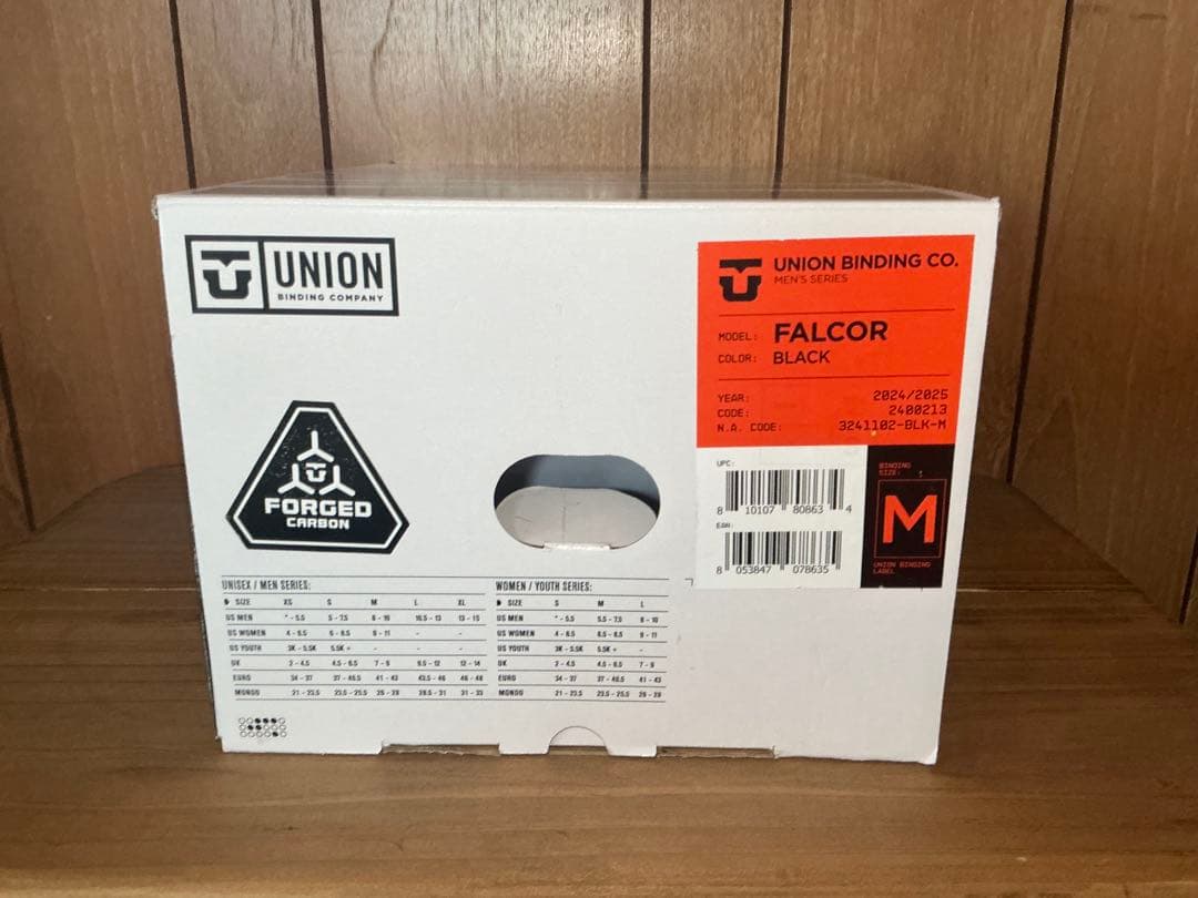 UNION FALCOR M ブラック 24-25