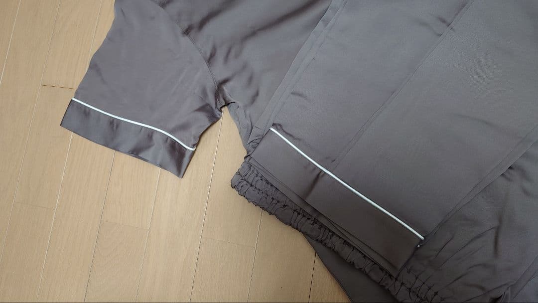 ワコール　睡眠科学　レディースパジャマ　半袖９分丈　Ｍサイズ　ブラウン