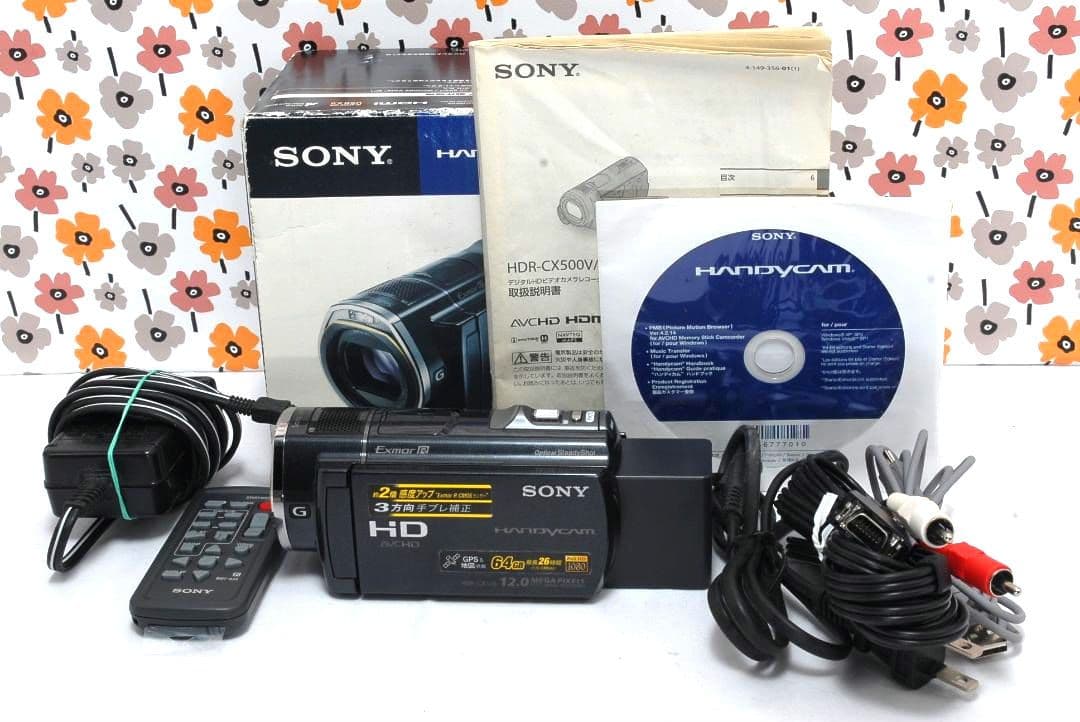 【動作確認済】❤SONY HDR-CX520V❤HDビデオカメラ❤美品❤