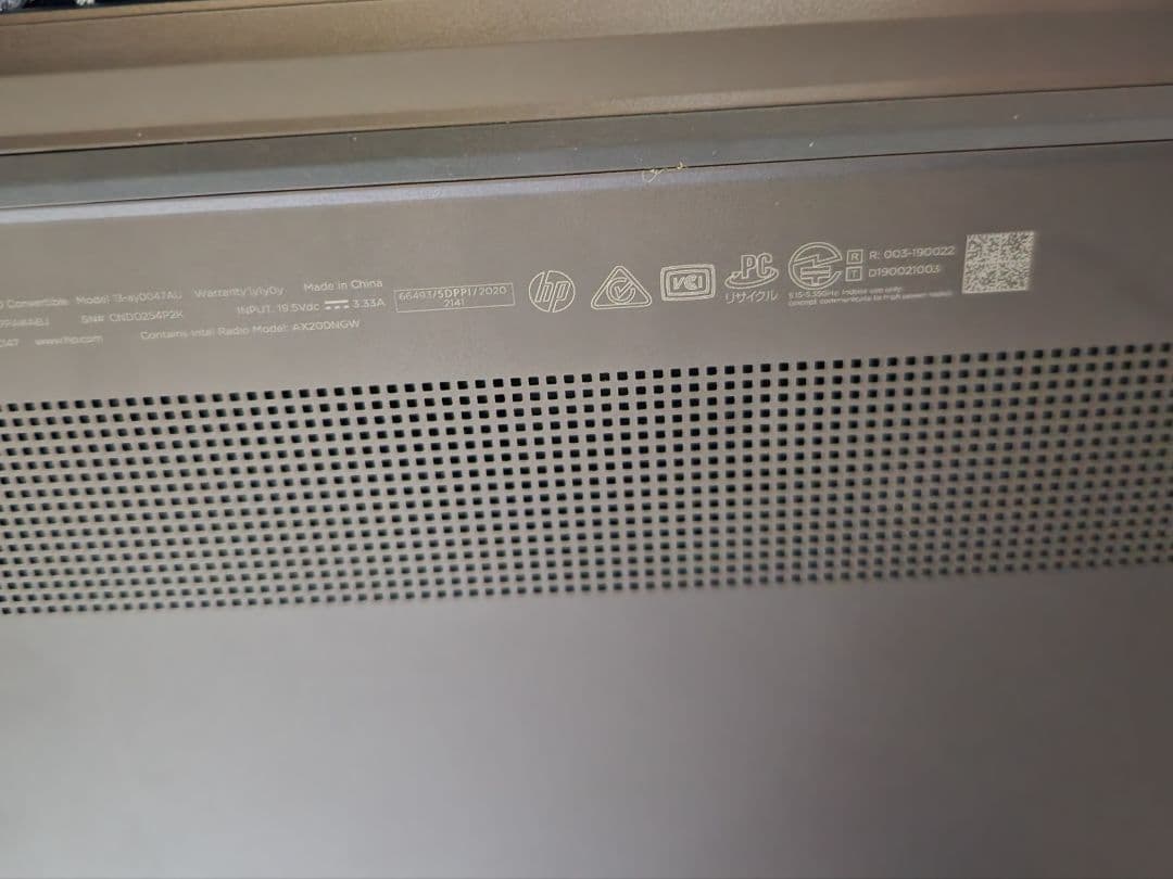 Windowsノート本体 HP ENVYx36013-ay pc Ryzen 3 4300U 8GBRAM