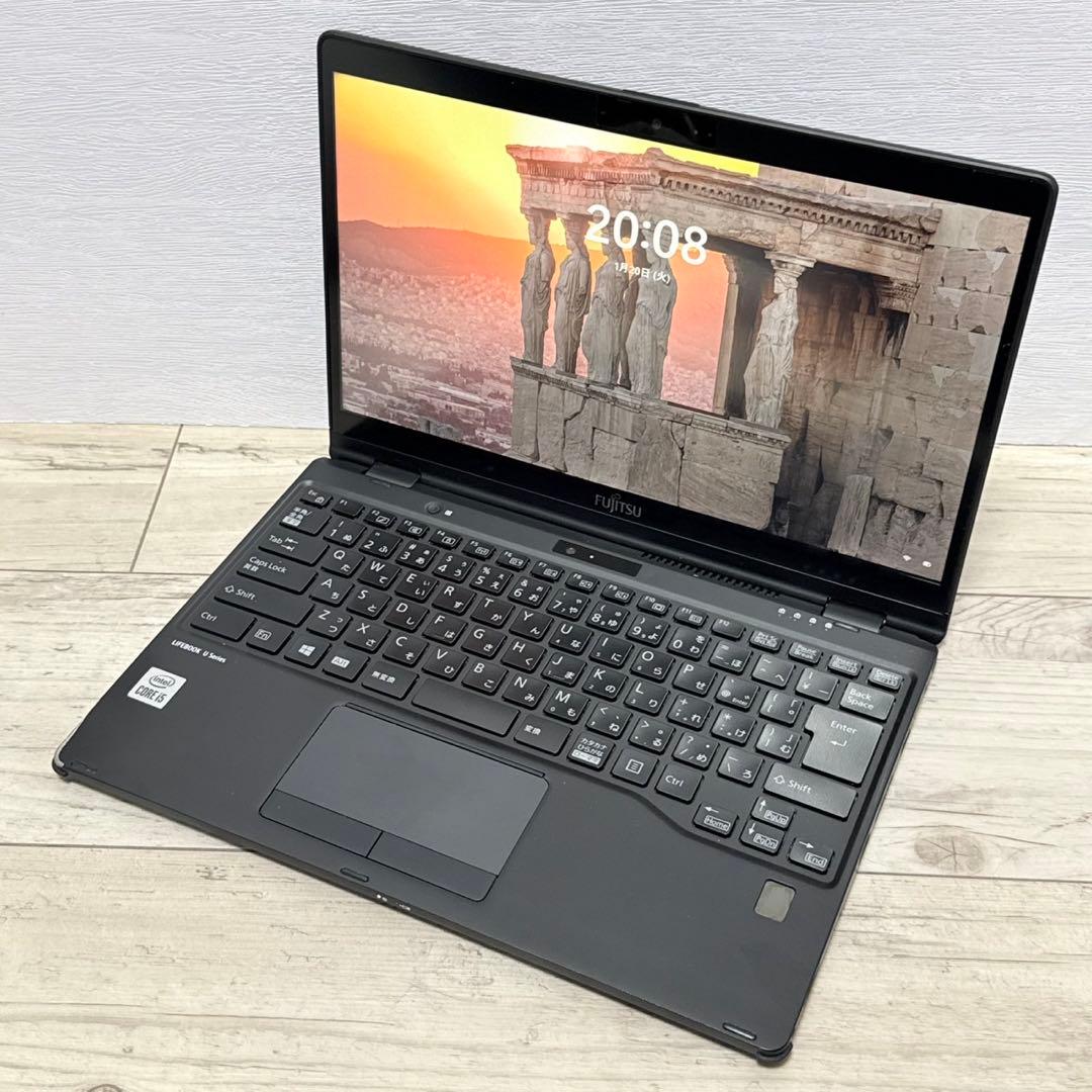 超軽量877g 2in1 富士通 第10世代i5/8GB/SSD Win11