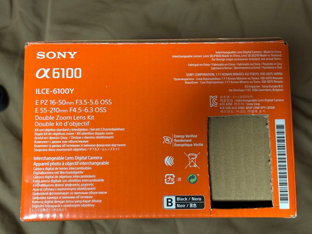 SONY α6100 ミラーレスカメラ