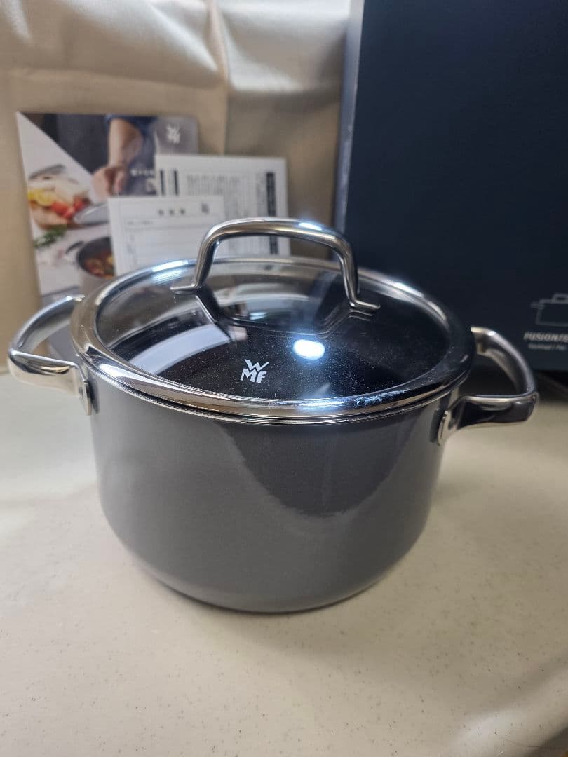 WMFフュージョンテック ミネラル ハイキャセロール PL (プラチナム）