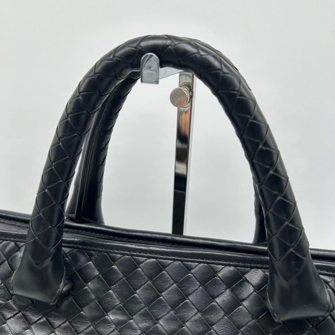 【良品！✨】ボッテガヴェネタ イントレチャート ビジネスバッグ 黒 2way