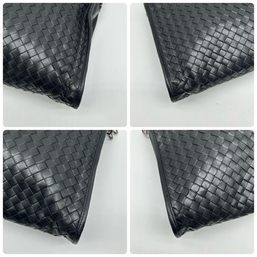 【良品！✨】ボッテガヴェネタ イントレチャート ビジネスバッグ 黒 2way