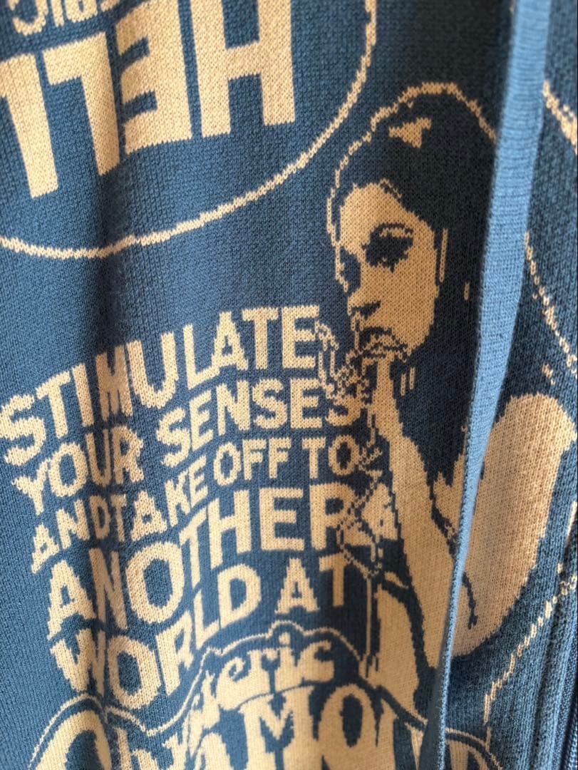 HYSTERIC GLAMOUR SUPER HYS柄ジャカード パーカーＬ