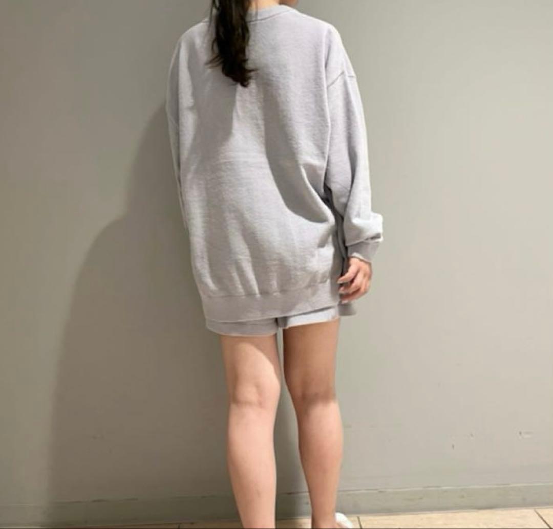 ジェラピケ　JUNIOR CATジャガードプルオーバー&ショートパンツセット