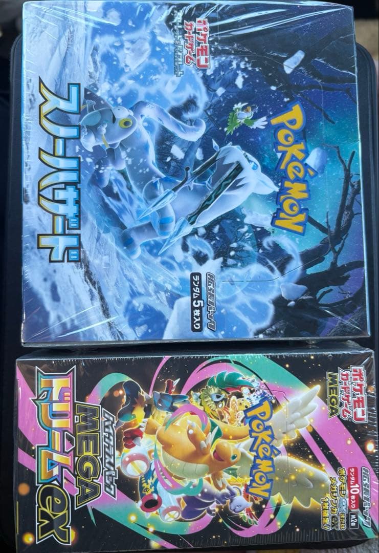 メガドリームex、スノーハザードシュリンク付き