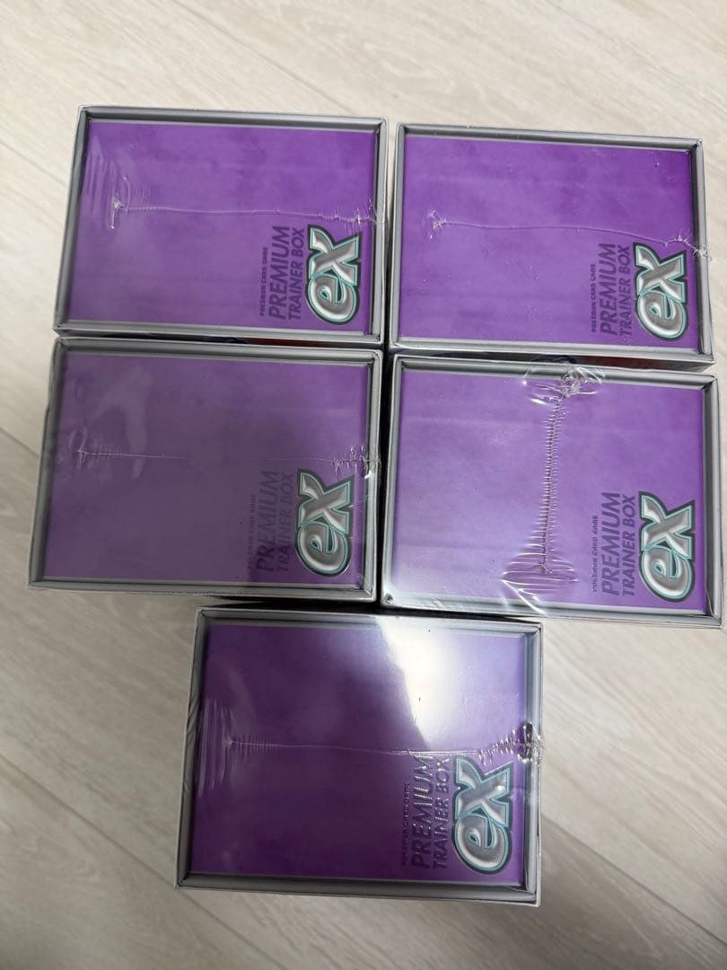 ポケモンカード プレミアムトレーナーボックスex 5個　未開封　シュリンクつき