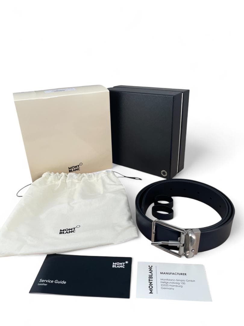 【新品】MONTBLANC ベルト レザー 日本未入荷モデル MB131184