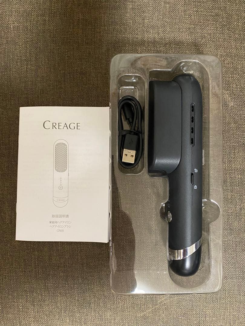 CREAGE ヘアアイロンブラシ　CR-09B