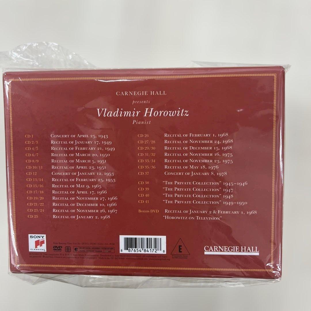クラシック Vladimir Horowitz live at Carnegie Hall
