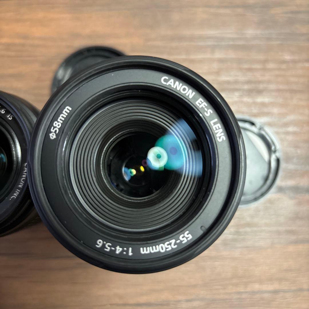 キヤノン EF-S 18-55mm/55-250mm 2本セット