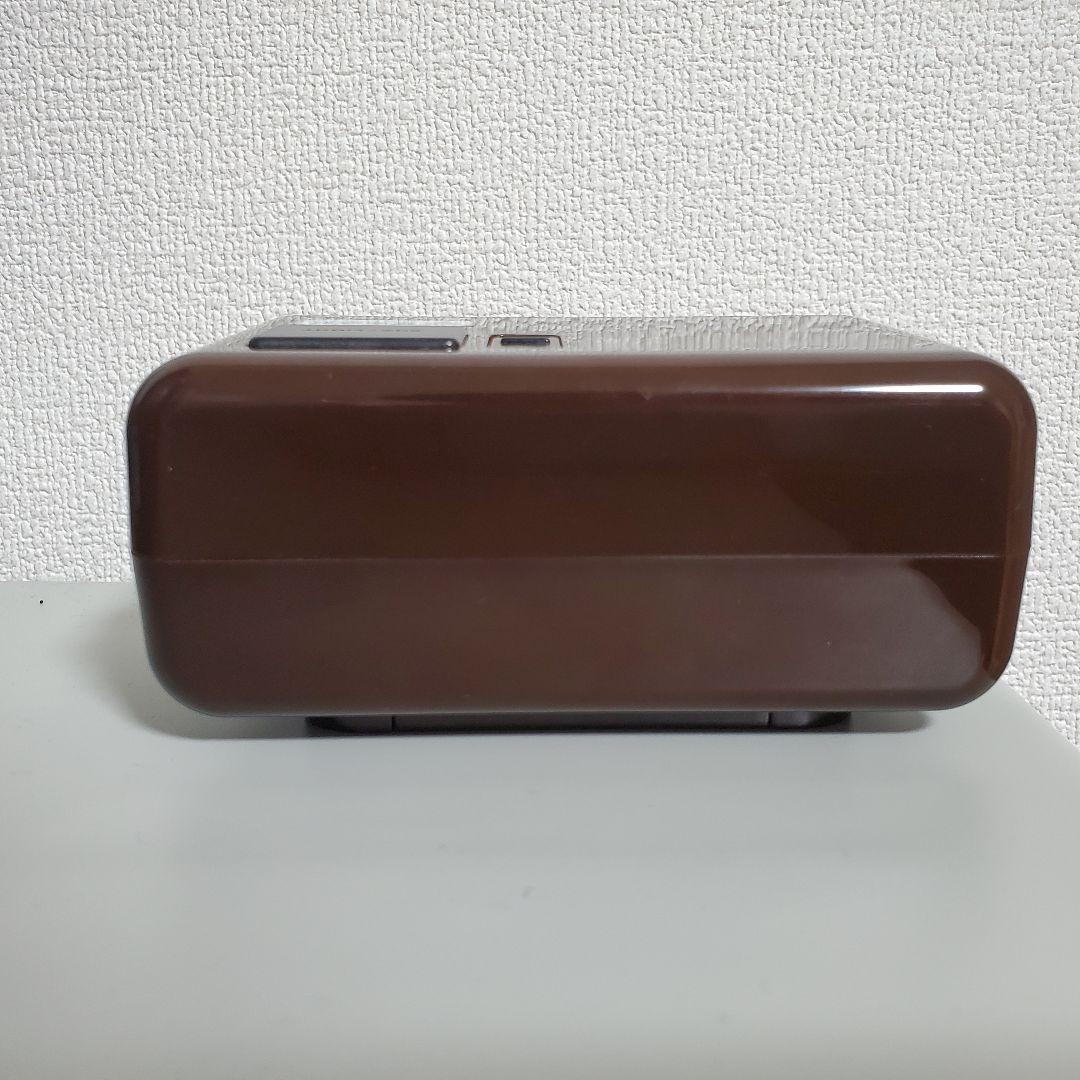 廃盤品　BRUNO LCD レトロアラームクロック 電波時計 BCR003