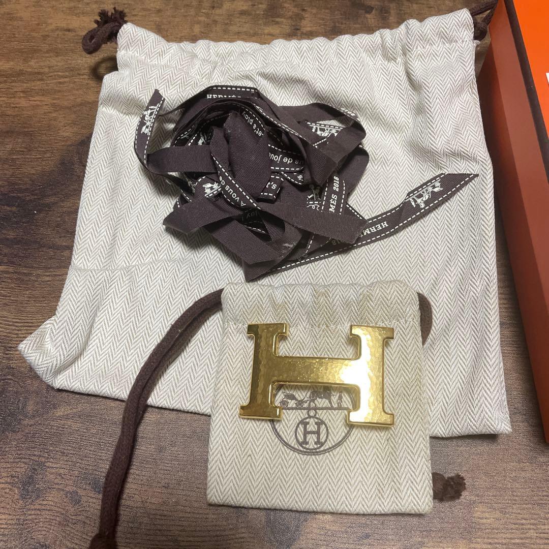 HERMÈS ゴールド バックルのみ 保存袋箱付き 11月まで最終値下げ
