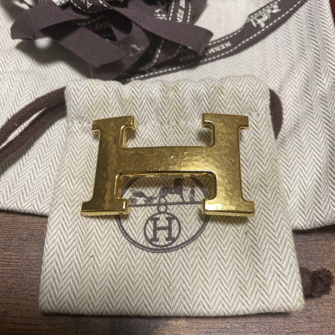 HERMÈS ゴールド バックルのみ 保存袋箱付き 11月まで最終値下げ
